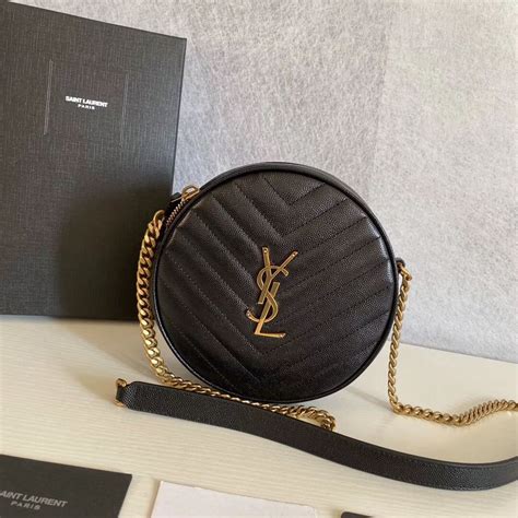 ysl vinyle round camera bag|ysl camera bag size.